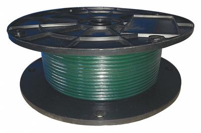 APPROVED VENDOR Wire Rope: Polypropylene, Galvanized Steel, 7 x 7, 340 lb Working Load Limit - Impact-Resistant Polypropylene-Coated Wire Rope
