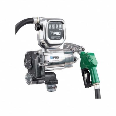 GPI Electric Drum Pump: 35 gpm Max. Flow Rate, 120/240 V AC, 1 hp HP, Pump with Meter - Metered Bung-Mount AC-Powered Fuel Transfer Pumps