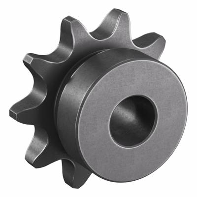 TRITAN Roller Chain Sprocket: One-Sided Hub, For Single Strands, 41, 10 Teeth - Size 41 Plain-Bore Roller Chain Sprockets