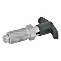 JW WINCO Indexing Plungers with T-Handle: Locking, 18-8 SS Body & Plunger, M16x1.5, 8.5 N to 26 N (MPN 817.4-8-8-M16X1.5-C-NI). Key specifications — Brand: JW WINCO.