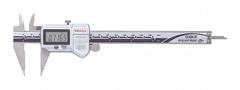 MITUTOYO Narrow Tip Jaw Digital Caliper: 0 in to 6 in /0 mm to 150 mm, Cabled, +/-0.001 in Accuracy (MPN 573-721-20). Key specifications — attr1184461: +/-0.001 in; attr1184462: 0.0005 in/0.01 mm; attr1184471: Step; attr1184472: Knife Edge with Small Point; attr1184496: MITUTOYO.