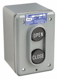 SQUARE D Control Station: (2) Flush Push Buttons, 0 Pilot Lights, 2NO, Open/Close, (2) Push Buttons (MPN 9001BW244). Key specifications — Brand: SQUARE D; Operator Legend: Open/Close; Operator Color: (2) Black; Operator Configuration: (2) Flush Push Buttons; Environments & Applications: Oil- & Dust-Tight; Operator Configuration Type: (2) Push Buttons.