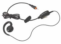 MOTOROLA Earpiece: Fits Motorola, For CLP Series, Ear Hook, Push To Talk, Black, 1 Wires, Wired, M10 (MPN HKLN4455F). Key specifications — attr921014: M10; attr921008: CLP; attr921002: Yes; attr920998: HKLN4455F; attr921012: MOTOROLA.