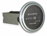 TRUMETER Hour Meter: Hour Meters, Front Panel Mounting, Analog, 10 V DC – 80 V DC, Analog, Tenth (MPN 732-0023). Key specifications — Mounting Style: Panel; Standards: UL; Bezel Face Shape: Round; Hour Unit Increment: Tenth; NEMA Enclosure Rating: 12; Brand: TRUMETER; Manufacturer Part Number: 732-0023; Meter Type_Broad: Analog.