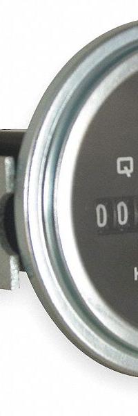 TRUMETER Hour Meter: Hour Meters, Front Panel Mounting, Analog, 10 V DC – 80 V DC, Analog, Tenth (MPN 732-0023). Key specifications — Mounting Style: Panel; Standards: UL; Bezel Face Shape: Round; Hour Unit Increment: Tenth; NEMA Enclosure Rating: 12; Brand: TRUMETER; Manufacturer Part Number: 732-0023; Meter Type_Broad: Analog.