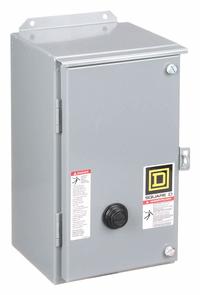 SQUARE D Magnetic Motor Starter: Non-Reversing, 3 Poles, NEMA Size 2, 45 A, 480V AC Coil (MPN 8536SDA1V06). Key specifications — Brand: SQUARE D; Coil Voltage: 480V AC; Phase: Three; Operator: None; Terminal Connection Type: Screw Clamp Terminals; Includes Pilot Light: No; Operator Controls: None; Auxiliary Contacts Included: No Auxiliary Contacts Included.