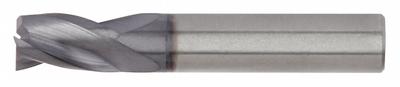 WIDIA HANITA Square End Mill: Carbide, TiAlN Coated, 3 Flute, 3/4" Mill Dia, 1-1/2" LOC - General Purpose Carbide Square End Mills