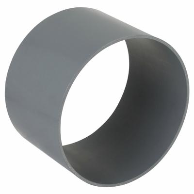PLASTIC SUPPLY Duct Coupler: PVC, For 8 in Duct Dia, 5 7/8 in Overall Lg, 8 5/8 in Inlet Dia - Couplers