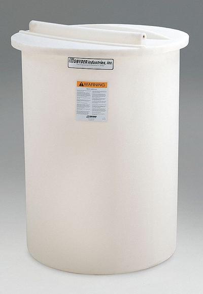 SNYDER INDUSTRIES Storage Tank: Single Wall, Vertical, 500 gal, Open Top, 3/16 in Wall Thick - Vertical Liquid Storage Tanks