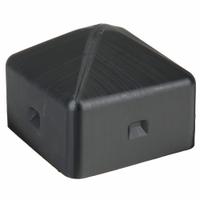 Bollard Cap: 5 1/4 in Overall Lg, 5 1/4 in Overall Wd, Black, Plastic, 5 1/4 in x 5 1/4 in (MPN 1759). Key specifications — Brand: EAGLE; For Use With: Square Bollards; Material: Plastic; Product Type: Bollard Cap.
