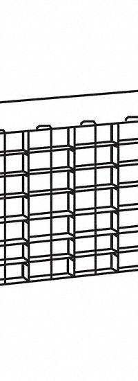 Upright Freezer Rack: 25 7/8 in Overall Lg, 5 3/4 in Overall Wd, Stainless Steel, Handles (MPN 0440247). Key specifications — Includes: Handles; Material: Stainless Steel; Product Type: Upright Freezer Rack; Brand: COLE-PARMER.