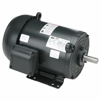Dayton General Purpose Motor: Rigid Base Mount, Totally Enclosed Fan Cooled, 2 hp - Rigid Base 3-Phase General Purpose AC Motors