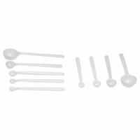 Sampling Spoon: Sterile, HDPE, 10 mL Capacity - mL, 17/50 fl oz Capacity - oz, 17.1 cm Overall Lg (MPN 0626403). Key specifications — Standards: EC Regulations; Color: White; Product Type: Sampling Spoon; Brand: APPROVED VENDOR.