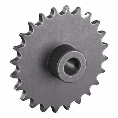 TRITAN Sprocket: One-Sided Hub, For Single Strands, 40, 24 Teeth, 3.831 in Pitch Dia - Size 40 Plain-Bore Roller Chain Sprockets