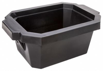 GLOBE SCIENTIFIC Ice Bucket with Lid: 4 L Capacity, Rectangular, Polyurethane Foam, Black - Ice Buckets & Pans
