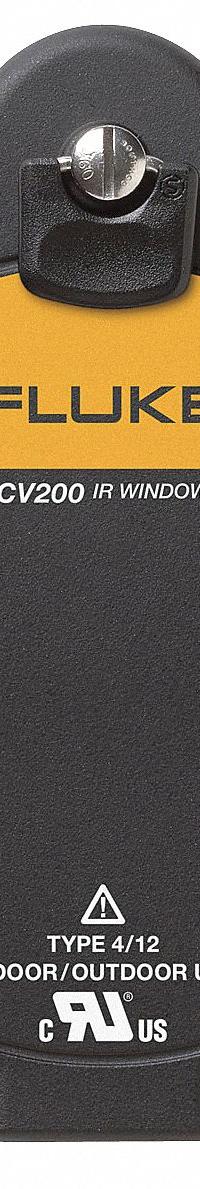 FLUKE Infrared Window: Viewing Panes, 450°F Optic Max Temp, -40°F Min Op Temp °F, Stainless Steel (MPN FLUKE-CV200). Key specifications — Brand: FLUKE.