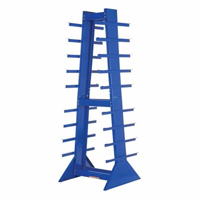 VESTIL Cantilever Rack: Standalone, Light-Duty, 30 in x 30 1/4 in x 84 in - Light-Duty A-Frame Cantilever Rack Kits