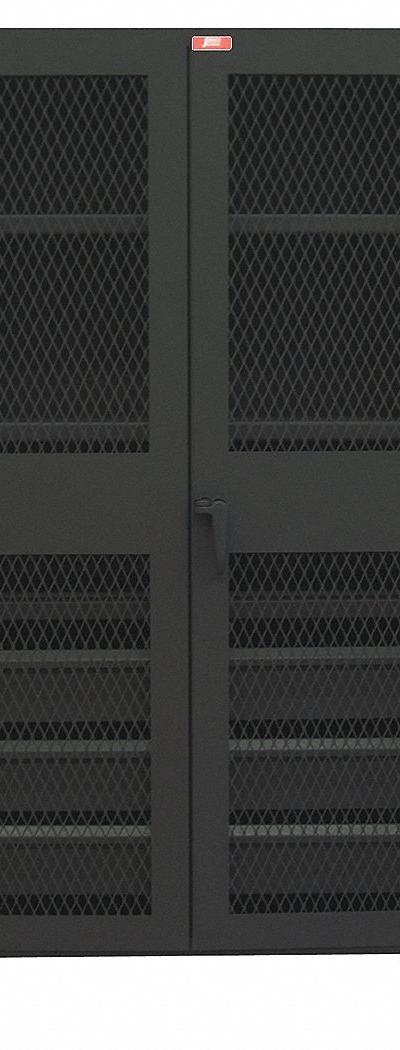 JAMCO Storage Cabinet: 60 in x 24 in x 78 in - Industrial Ventilated Shelf Cabinets with Drawers