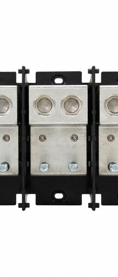 BUSSMANN Power Distribution Block: Open - Open Blocks with Line Lugs & Load Studs