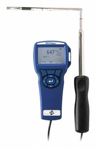 TSI ALNOR Anemometer: 1 fpm Air Velocity Resolution, Wet Bulb, Hot Wire, Air Velocity/Temp, Included (MPN 9535-A). Key specifications — Data Logging: Yes; Manufacturer Part Number: 9535-A; Brand: TSI ALNOR; Temperature Accuracy: +/ 0.5°; Digital Display Screen Type: LCD; Display Type: Digital; Includes: Carrying Case; Power Source: Battery.