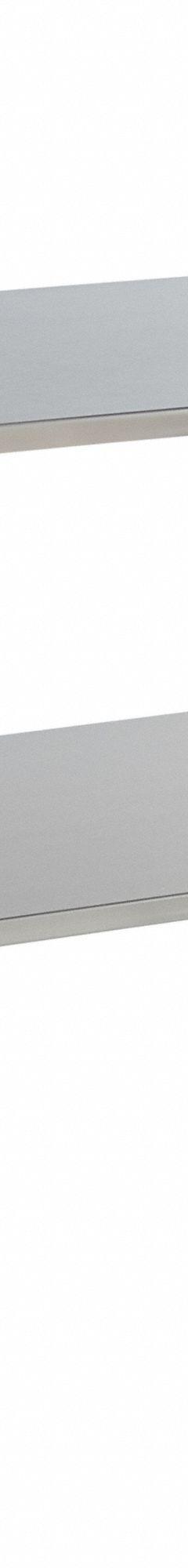 Instrument Table: 24 in Overall Wd, 34 in Overall Ht, 5 ft Overall Lg, Stainless Steel, Silver (MPN 7836MR). Key specifications — Brand: BLICKMAN; Caster Type: Swivel; Countertop Material: Stainless Steel.