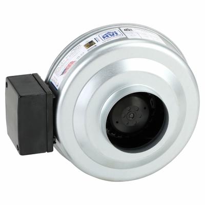 FANTECH In-Line Duct Fan: 174 cfm Max., 4 in Duct, 72 W, 120V AC, 1 Ph, IP44 - General Purpose Inline Duct Fans