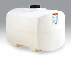 SNYDER INDUSTRIES Storage Tank: Single Wall, Horizontal, 100 gal, Closed Top, 1/4 in Wall Thick (MPN 1200000N95003). Key specifications — Construction Material: HDPE; Brand: SNYDER INDUSTRIES.