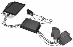 KWIKBOOST Device Charging Station: (4) 9 in Lightning/(4) 9 in Type C cables, 2 in Overall Ht (MPN KB99004). Key specifications — attr114785: (4) 9 in Type C cables; attr117154: KWIKBOOST.
