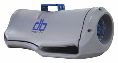 PATTERSON Mounted Fan: 2,480 cfm Airflow, 1 Speeds, 277V AC, 12 ft Max. Mounting Ht - Industrial Low-Profile Blower-Style Ceiling Fans