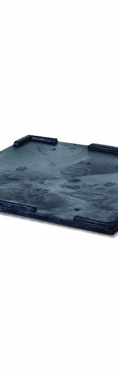 BUCKHORN Bulk Container Lid: 48 1/4 in x 45 1/4 in, Black, Plastic (MPN TH4845020010000). Key specifications — Brand: BUCKHORN; Material: Plastic; Compatible Manufacturer Model Number: BH4845.