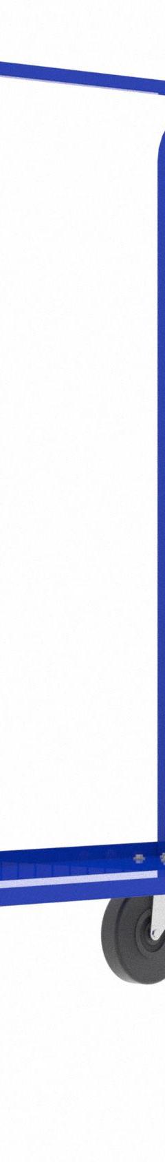 VALLEY CRAFT Cage Cart: 2,000 lb, Overall Dim. 57 in L x 30 in W x 68 in H, Rubber, Blue (MPN F89254VCBL). Key specifications — Caster/Wheel Configuration: (2) Swivel; Color: Blue; Brand: VALLEY CRAFT.