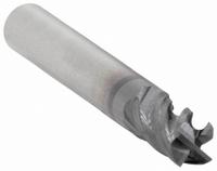 WIDIA HANITA Square End Mill: Carbide, TiAlN Coated, 4 Flute, 3/16" Mill Dia, 5/8" LOC, 2-1/4" OAL (MPN TF4V0505000S)