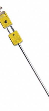 OMEGA Standard Thermocouple Probes: 0°C to 1,038°C, Type K, 6 in Probe Lg, For Air Media Type, Clip (MPN KMQXL-062G-6). Key specifications — Manufacturer Part Number: KMQXL-062G-6; Brand: OMEGA; Process Connection Type: Clip.