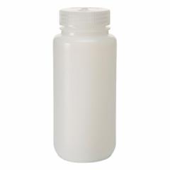 NALGENE Laboratory Bottle: HDPE, 500 mL, 16 fl oz, Closure Included, Natural, 53 mm, Polypropylene (MPN 2104-0016-48). Key specifications — Brand: NALGENE; Graduated: No; Body Color: Natural.