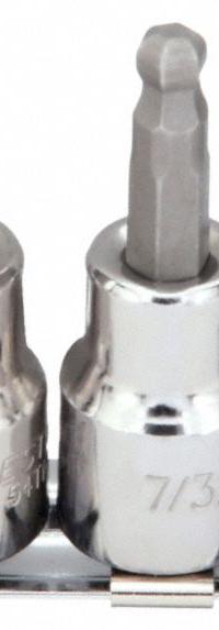WESTWARD Socket Bit Set: 1 - 25 Pieces, 3/8 in Drive Size, 7 Pieces, 1/8 in to 3/8 in Tip Size Range (MPN 54TM41). Key specifications — attr1216280: Fixed Insert; attr1216283: WESTWARD; attr1225718: 1/8 in to 3/8 in; attr1227491: 3/8 in.