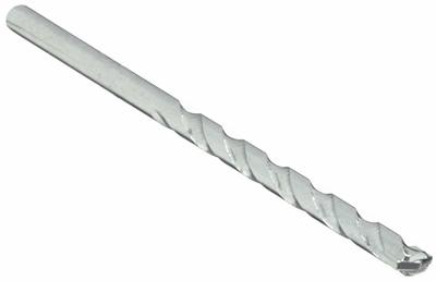 BOSCH Round Hammer Drill: 3/16 in Drill Bit Size, 2 in Max Drilling Dp - Round-Shank Masonry Drill Bits