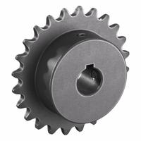 TSUBAKI Single Strand Sprocket: 35, For 3/8 in Chain Pitch, 5/8 in Bore Dia, 24 Teeth, Steel (MPN 35B24F-5/8). Key specifications — Brand: TSUBAKI.
