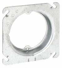 RACO Plaster Ring: Open/Raised, 3/4 in Raised Ht, Steel, 4 in Overall Lg, 4 in Overall Wd (MPN 759). Key specifications — Brand: RACO; Material: Steel; Cover Design: Open/Raised.