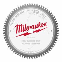 MILWAUKEE Circular Saw Blade: 7 1/4 in Blade Dia., 70 Teeth, 0.07 in Cut Wd, 5/8 in Arbor Size (MPN 48-40-4240). Key specifications — attr1116119: MILWAUKEE; attr1145631: Ferrous Metals.