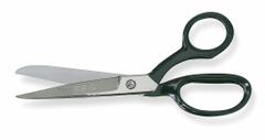 CRESCENT WISS Industrial Shears: Right-Hand, 8 1/4 in Overall Lg, Straight, Steel, Pointed, Black (MPN 428N). Key specifications — attr308500: Steel; attr308502: Black; attr308505: Right-Hand; attr308522: Cardboard; attr324896: CRESCENT WISS.