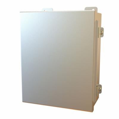 HAMMOND Electrical Enclosure: Stainless Steel, 10 in x 8 in x 4 in, NEMA 12/13/3R/4/4X - Stainless Steel Enclosures