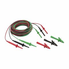 FLUKE Test Lead Set: CAT II 1000V/CAT III 600V, 25 ft Test Lead Lg, Black/Green/Red, TL1550EXT. Key specifications — CAT Safety Rating: CAT II 1000V; Cable/Lead Color: Black; Compatible with Manufacturer Model Number: 1535; Brand: FLUKE.