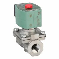 REDHAT Solenoid Valve: 2-Way, Normally Closed, 1/2 in Pipe Size, 24V DC, High Flow, NBR Seal (MPN SC8210G087). Key specifications — Pipe Size: 1/2 in; Voltage: 24V DC; Brand: REDHAT.