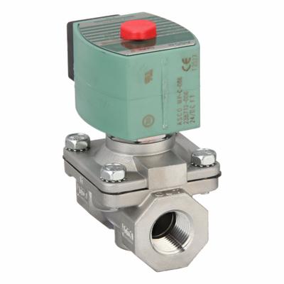 REDHAT Solenoid Valve: 2-Way, Normally Closed, 1/2 in Pipe Size, 24V DC, High Flow - 2-Way/2-Position, Normally Closed Solenoid Valves