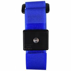 DESCO Static Control Wrist Strap: Plastic, Dark Blue, 9.75 in Strap Lg - Max, 1 Strap Conductors (MPN 09060). Key specifications — Strap Color: Dark Blue; Brand: DESCO; Cord Shape: Coiled.