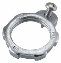 Grounding LockNut for Threaded RMC/IMC: 3/4 in Trade Size, Steel, Zinc Plated, IMC/RMC (MPN 1243). Key specifications — For Conduit Type: RMC; Brand: RACO.
