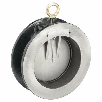 CHAMPION Check Valve: Swing, Inline Valve Body, 12 in Pipe Size, Wafer, Ductile Iron - Ductile Iron Wafer Spring-Loaded Swing Check Valves