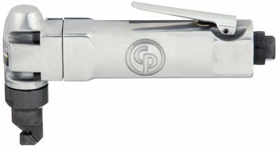 CHICAGO PNEUMATIC Nibbler: Top, 16 ga Capacity (Steel) - Air-Powered Nibblers with Top Lever