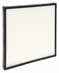 GRAINGER Minipleat Air Filter: 24 in x 24 in x 2 in, Synthetic, Plastic, No Header, MERV 11 (MPN 33E967). Key specifications — Brand: GRAINGER; Frame or Header Material: Plastic; Media Material: Synthetic.