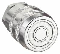 PARKER Hydraulic Quick Connect Hose Coupling: 1 in Coupling Size, 316 Stainless Steel, Nitrile (MPN S71-3C16-16EF). Key specifications — Seal Material: Nitrile; Body Material: 316 Stainless Steel; Brand: PARKER.